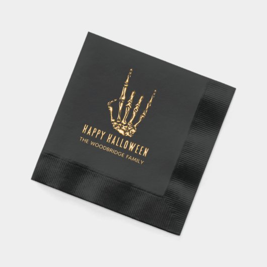 Halloween Skeleton Rock main métal lourd (Gauche)