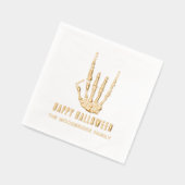 Halloween Skeleton Rock main moderne personnalisé (Gauche)