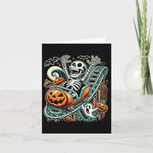 Halloween Skeleton Roller Onderzetter Kaart