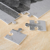 Halloween Skeleton Sitting Anatomy Legpuzzel (Zijkant)