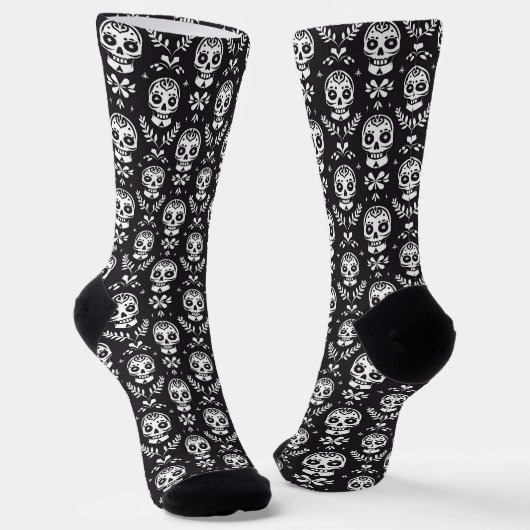Halloween Skeleton Sokken (Gebogen)