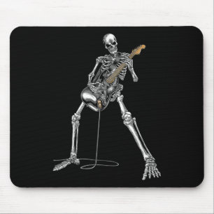 Halloween Skeleton spelen gitaar Rock and Roll ND Muismat
