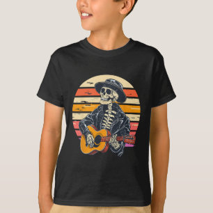 Halloween Skeleton spelen gitaar Rock and Roll ND T-shirt