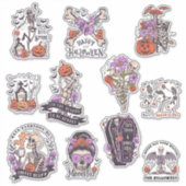 Halloween Skeleton Sticker (Voorkant)
