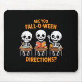 Halloween Skeleton Teacher Are You Fall O Ween Dir Muismat (Voorkant)
