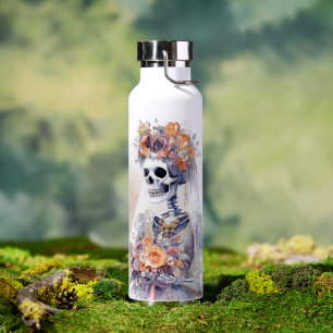 Halloween Skeleton Vacuum Geïsoleerde Waterfles