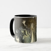  Halloween, Skeleton Violinist en Ghosts Mok (Voorkant links)