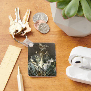  Halloween, Skeleton Violinist en Ghosts Sleutelhanger