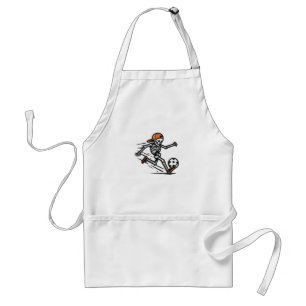 Halloween Skeleton Voetbal Football Kostuum Mannen Standaard Schort