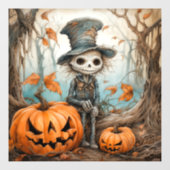 Halloween Skeleton Window Cling Raamsticker (Vel)