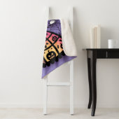 Halloween Skeleton Witch Sherpa Deken (In situ)