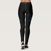Halloween Skeleton Xray Black Leggings (Achterkant)