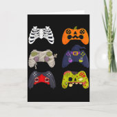 Halloween Skeleton Zombie Gaming Controllers Kaart (Voorkant)