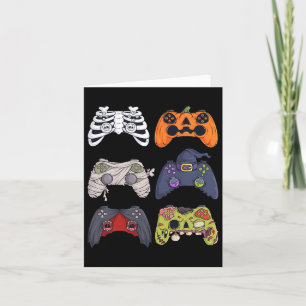 Halloween Skeleton Zombie Gaming Controllers Mummy Kaart