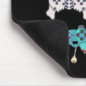 Halloween Skeleton Zombie Gaming Controllers Mummy Muismat (Hoek)