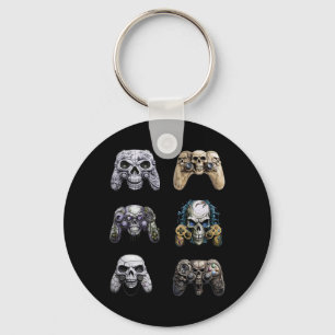 Halloween Skeleton Zombie Gaming Controllers Mummy Sleutelhanger