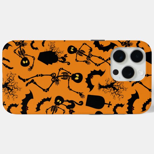 Halloween Skeletons Macabre Dance Case-Mate iPhone Case (Achterkant (horizontaal))