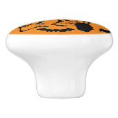 Halloween Skeletons Macabre Dance Keramische Knop (Zijkant)