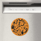 Halloween Skeletons Macabre Dance Magneet (Insitu (Vaatwasser))