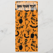 Halloween Skeletons Macabre Dance Menu (Voorkant)