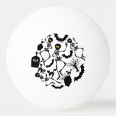 Halloween Skeletons Macabre Dance Pingpongballen (Voorkant)