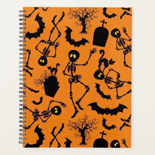 Halloween Skeletons Macabre Dance Planner (Voorkant)