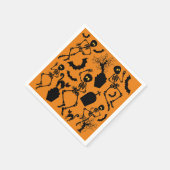 Halloween Skeletons Macabre Dance Servet (Hoek)