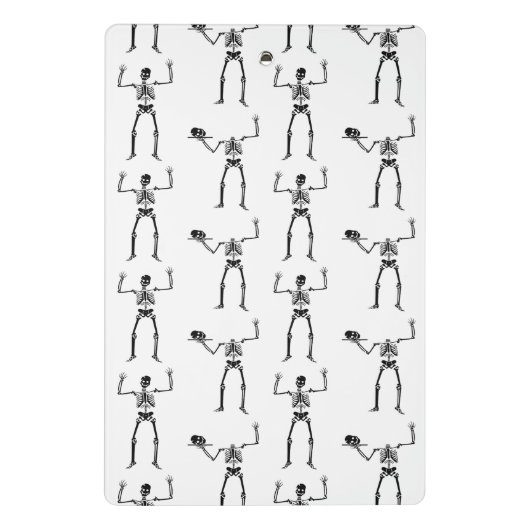 Halloween Skeletten, Trick or treat, Boo Mini Klembord (Achterkant)