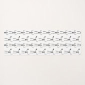 Halloween Skeletten, Trick or treat, Boo Yogamat (Achterkant (horizontaal))