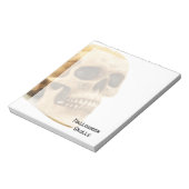 Halloween Skull Bone Notitieblok (Gedraaid)
