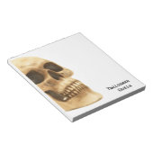 Halloween Skull Bone Notitieblok (Schuin)