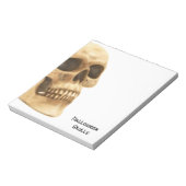 Halloween Skull Bone Notitieblok (Gedraaid)