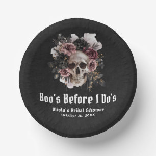 Halloween Skull Boo's Before I Do's Vrijgezellenfe Papieren Kommen