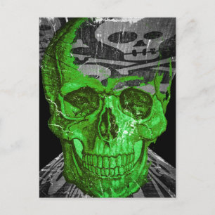 Halloween Skull Briefkaart
