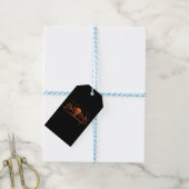 Halloween Skull Cadeaulabel (Met Touw)