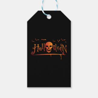Halloween Skull Cadeaulabel