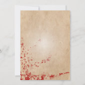 Halloween  Skull Cocktail Party Uitnodiging (Achterkant)