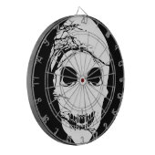Halloween Skull Dartbord (Voorkant Links)