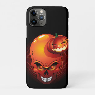 Halloween Skull en Pumpkin iPhone 11 Pro Hoesje