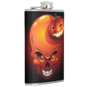 Halloween Skull en Pumpkin Heupfles (Rechts)