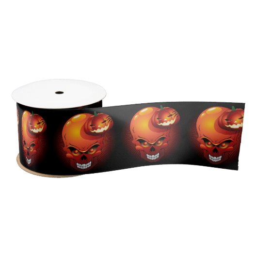 Halloween Skull en Pumpkin Lint (Spoel)
