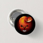 Halloween Skull en Pumpkin Ronde Button 3,2 Cm (Voorkant /achterkant)