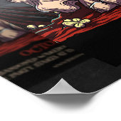 Halloween Skull en Zombie Claw Poster (Hoek)