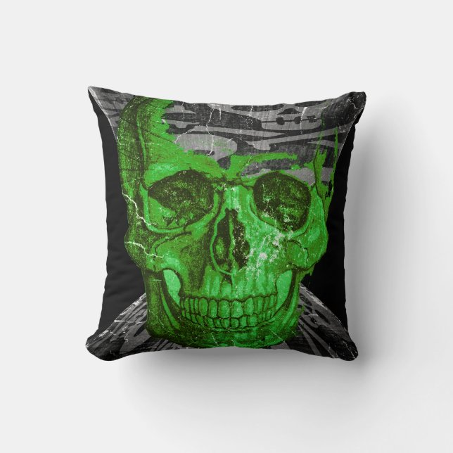 Halloween Skull Kussen (Voorkant)