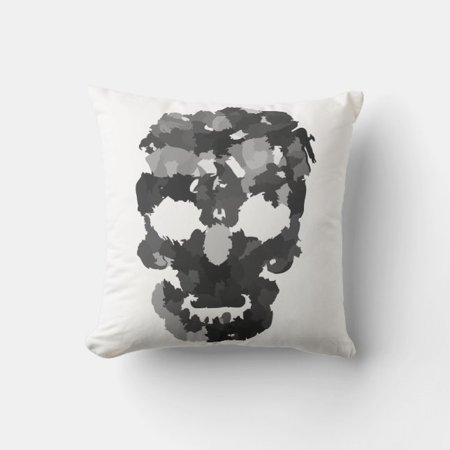Halloween Skull Kussen (Voorkant)
