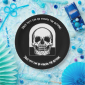 HALLOWEEN SKULL PAPIEREN BORDJE (Feest)