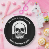 HALLOWEEN SKULL PAPIEREN BORDJE (Feest)