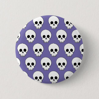 Halloween Skull Patroon Ronde Button 5,7 Cm