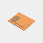 Halloween Skull Post-it® Notes (Schuin)