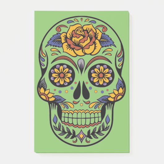 Halloween Skull Post-it® Notes (Voorkant)